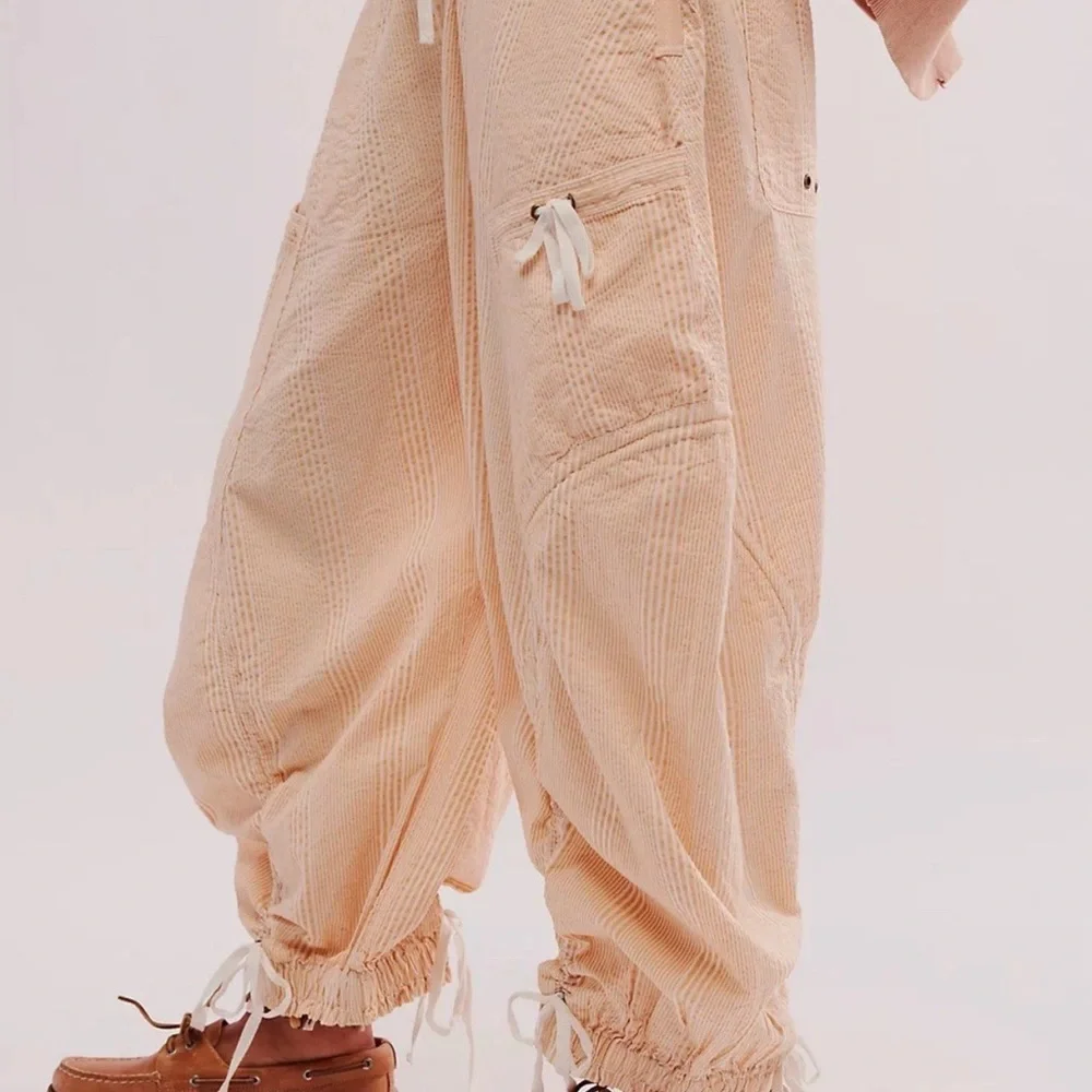 NWT Free People Outta Sight Parachute Pants Size L - Picture 4 of 8